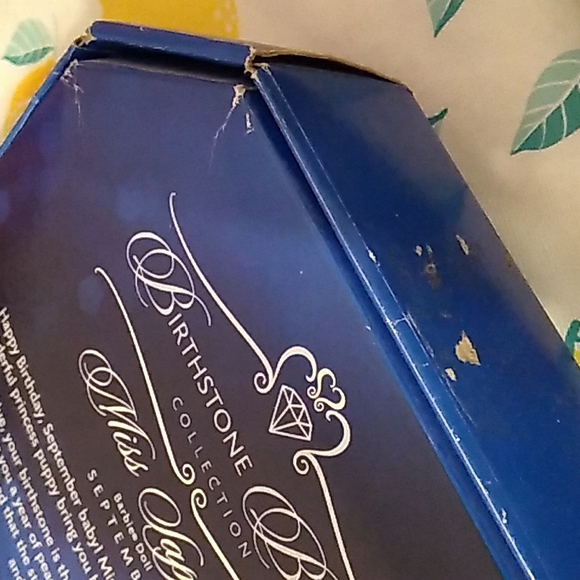 NIB Birthstone Beauties September Barbie Doll (~2009) - Picture 7 of 12